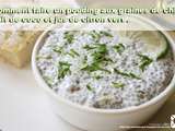 Faire un pouding aux graines de chia et citron vert