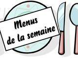 2ème semaine Propoints: menus et recettes en photos