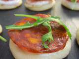 Blinis au chorizo