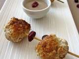 Boulettes de poulet aux fruits rouges