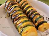 Brochettes de courgettes