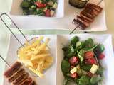 Brochettes de saucisses