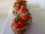 Bruschettini aux tomates