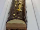 Bûche aux trois chocolats