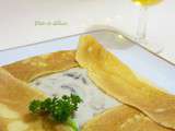 Crêpes aux champignons