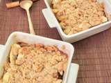 Crumble aux pommes et poires