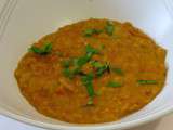 Dahl de lentilles corail au cook expert