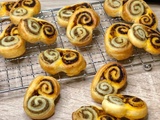 Palmiers bicolores à la tapenade et aux tomates séchées