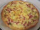 Quiche lardons -poireaux