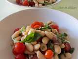 Salade de haricots blancs à l’italienne