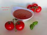 Sauce tomate au basilic