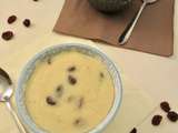 Semoule au lait aux raisins secs