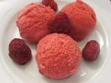 Sorbet à la framboise