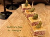 Toasts au pâté de campagne