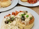 Vol-au-vent au poulet et morilles