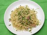 Menu 72 : petits pois spaghettis