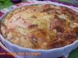 Clafoutis mirabelles-reblochon