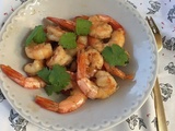 Crevettes à l 'eau de coco