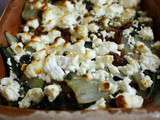 Gratin de blettes, thon et feta