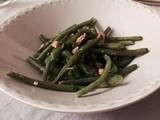 Haricots verts , beurre et noisettes