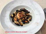 Lapin aux moules, muscadet et chorizo