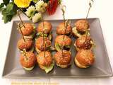 Mini Burgers aux saveurs asiatiques pour l'apéritif