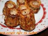 Mini cannelés à la Fourme d'Ambert