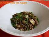 Salade de lentilles et coques