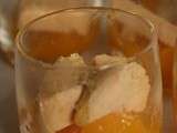 Verrine foie gras, chtuney de mangue