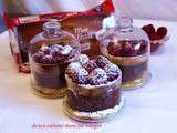 Verrine   Mon Gâteau Nature , mousse chocolat et framboise