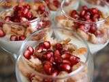 Verrines de Panna cotta de Fourme d'Ambert et Petites Crevettes Grises