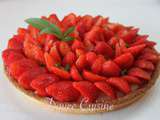 Tarte aux fraises et Verveine citronnelle