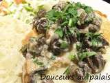 Escargots au bleu Bénédictin de j-f Plante