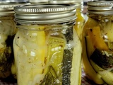 Pickles de courgettes à l'aneth