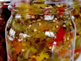 Relish de concombres & de courgettes