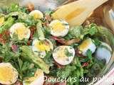 Salade oeufs et bacon