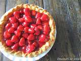 Tarte aux fraises fraîches