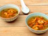 Bouillon de crevettes thaï