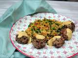 Boulettes d’agneau et riz aux épices douces