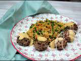 Boulettes d’agneau et riz aux épices douces