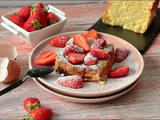 Brioche perdue aux fraises de Marc Meneau