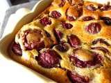 Clafoutis aux cerises et noisette