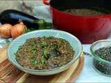 Cocotte de lentilles et aubergines de Yotam Ottolenghi