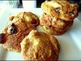 Cookies aux raisins et canneberges