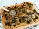 Focaccia à la persillade et aux olives de Kalamata de Yotam Ottolenghi