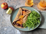 Galette bretonne au boudin noir et pommes