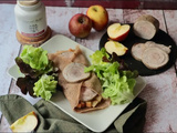 Galette de blé noir aux pommes et andouille de Guémené