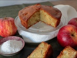 Gâteau pommes et coco