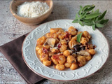 Gnocchi de potiron aux cèpes