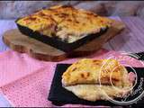 Gratin de polenta façon croque-monsieur – sans gluten